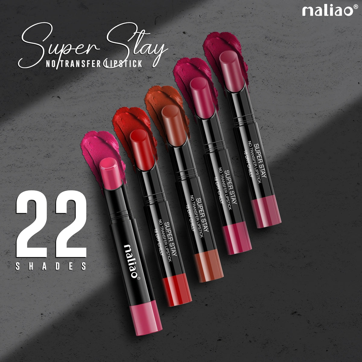 Maliao Super Stay No Transfer Lipstick - Unwavering Elegance Lip