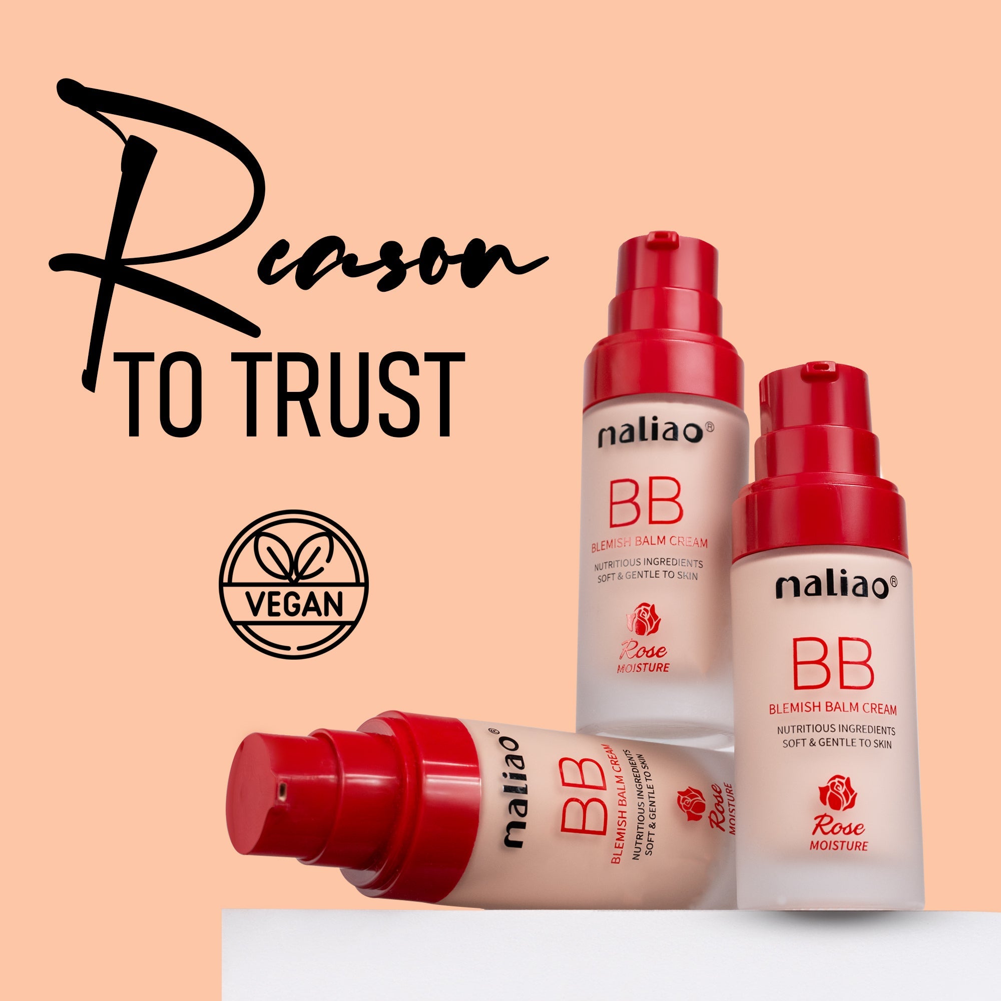 Maliao BB Blemish Balm Rose Foundation Face