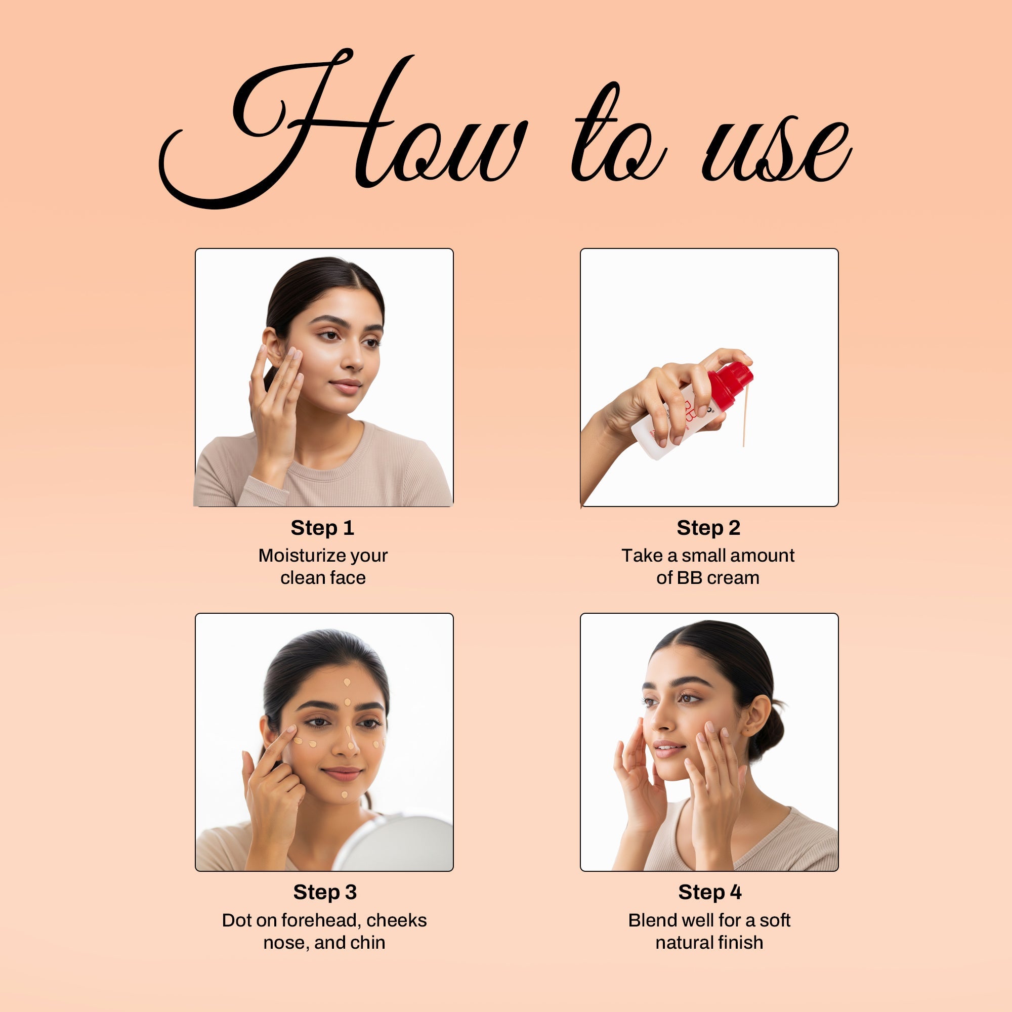 Maliao BB Blemish Balm Rose Foundation Face