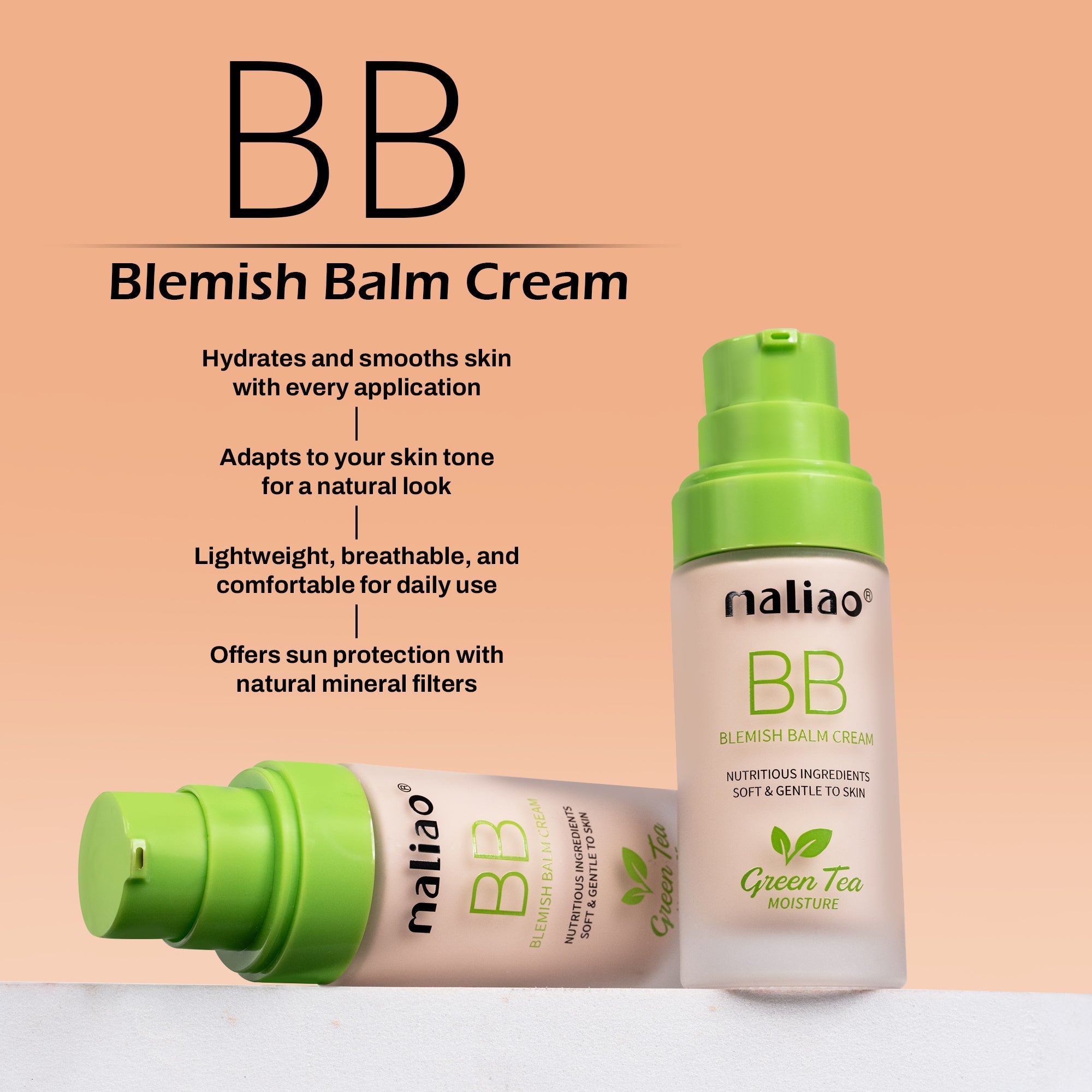 Maliao Green Tea BB Cream Face
