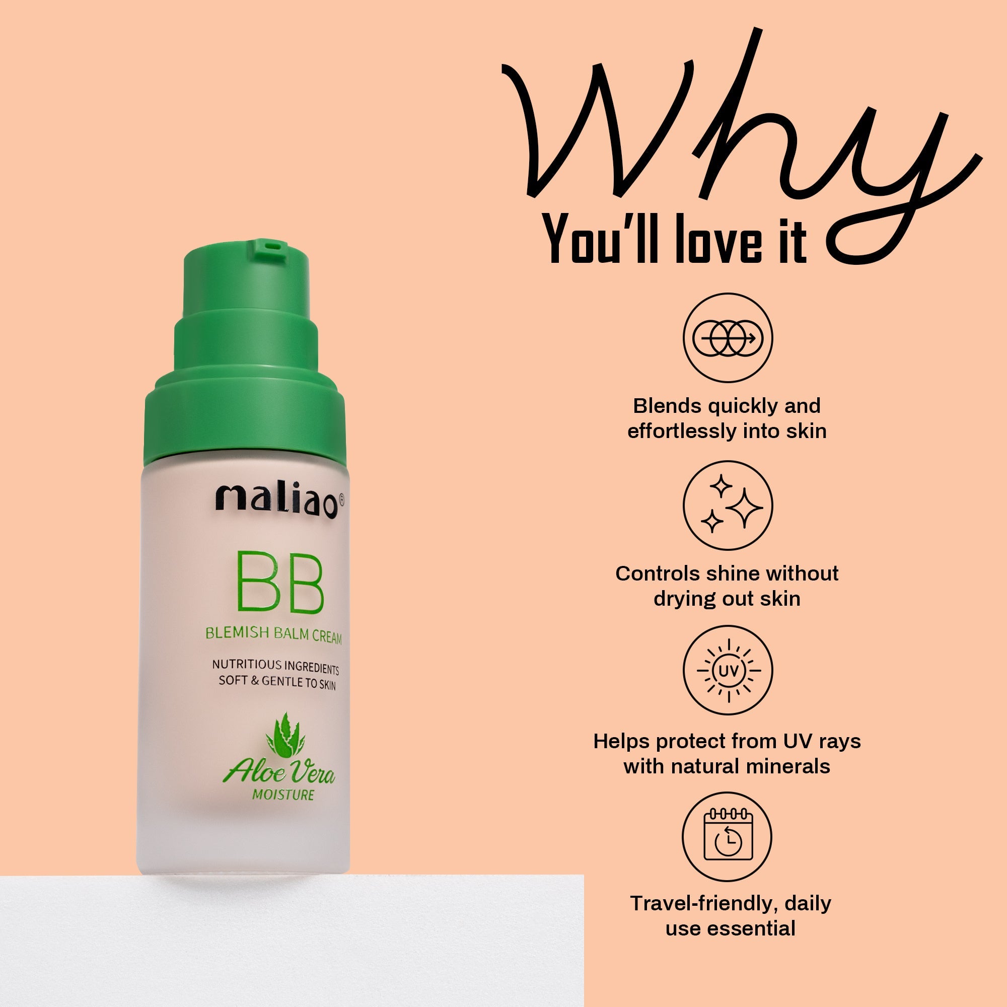 Maliao Aloe Vera BB Foundation Face