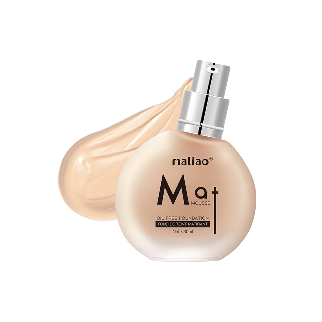 Maliao Matte Mousse Foundation - Oil-Free Perfection for Face Makeup - Maliao Makeup