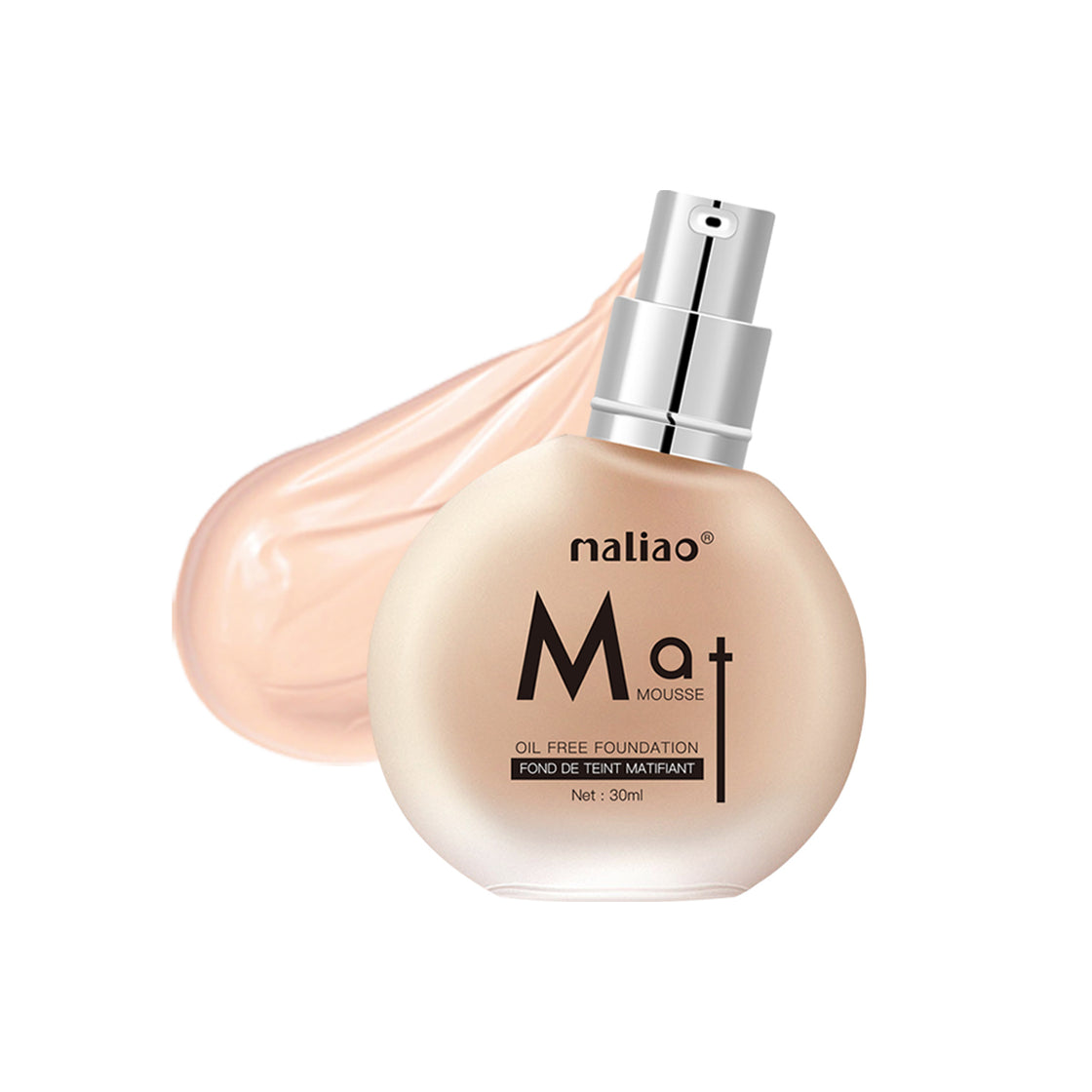 Maliao Matte Mousse Foundation - Oil-Free Perfection for Face Makeup - Maliao Makeup