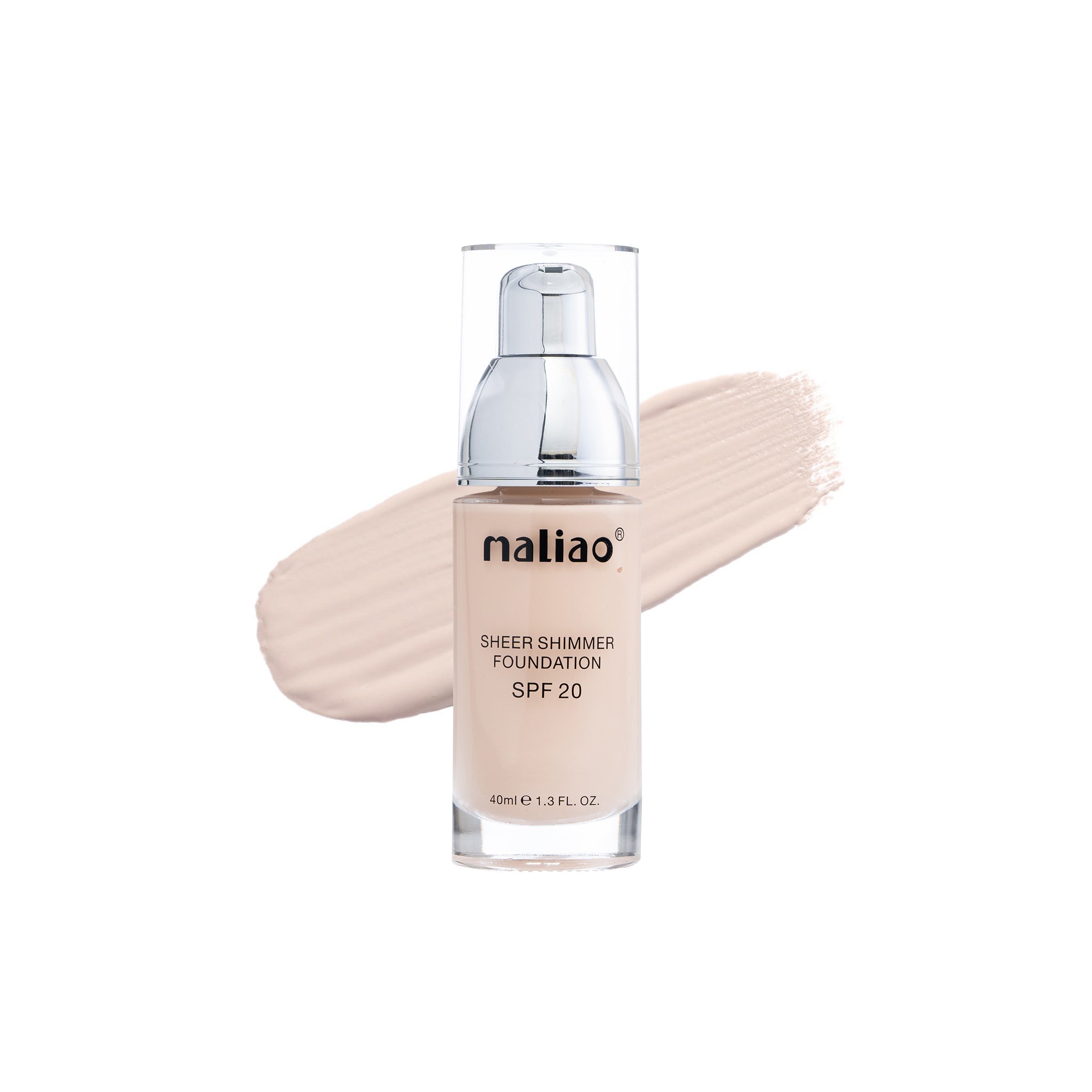 Maliao Sheer Radiance Shimmer Foundation Cream SPF 20 Face
