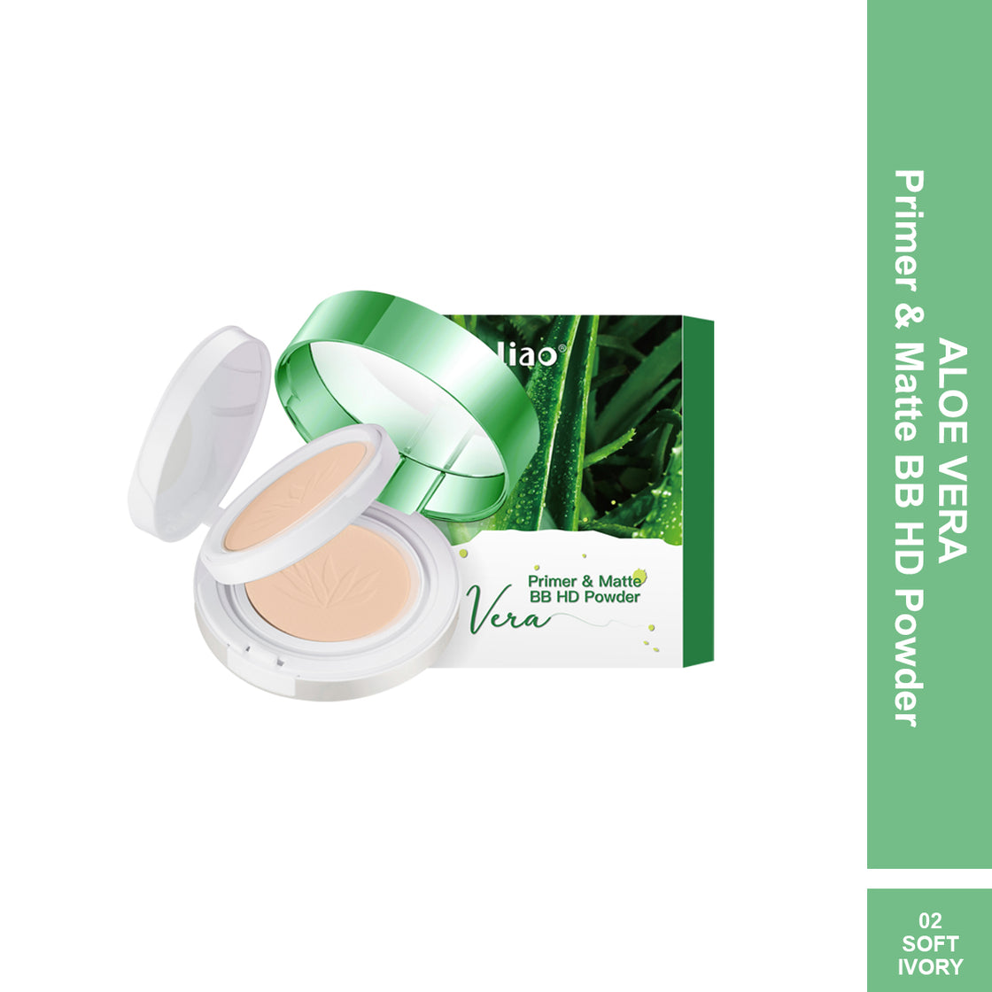 Maliao Primer & Matte BB HD Powder - Aloe Vera Infused for Flawless Matte Finish - Maliao Makeup