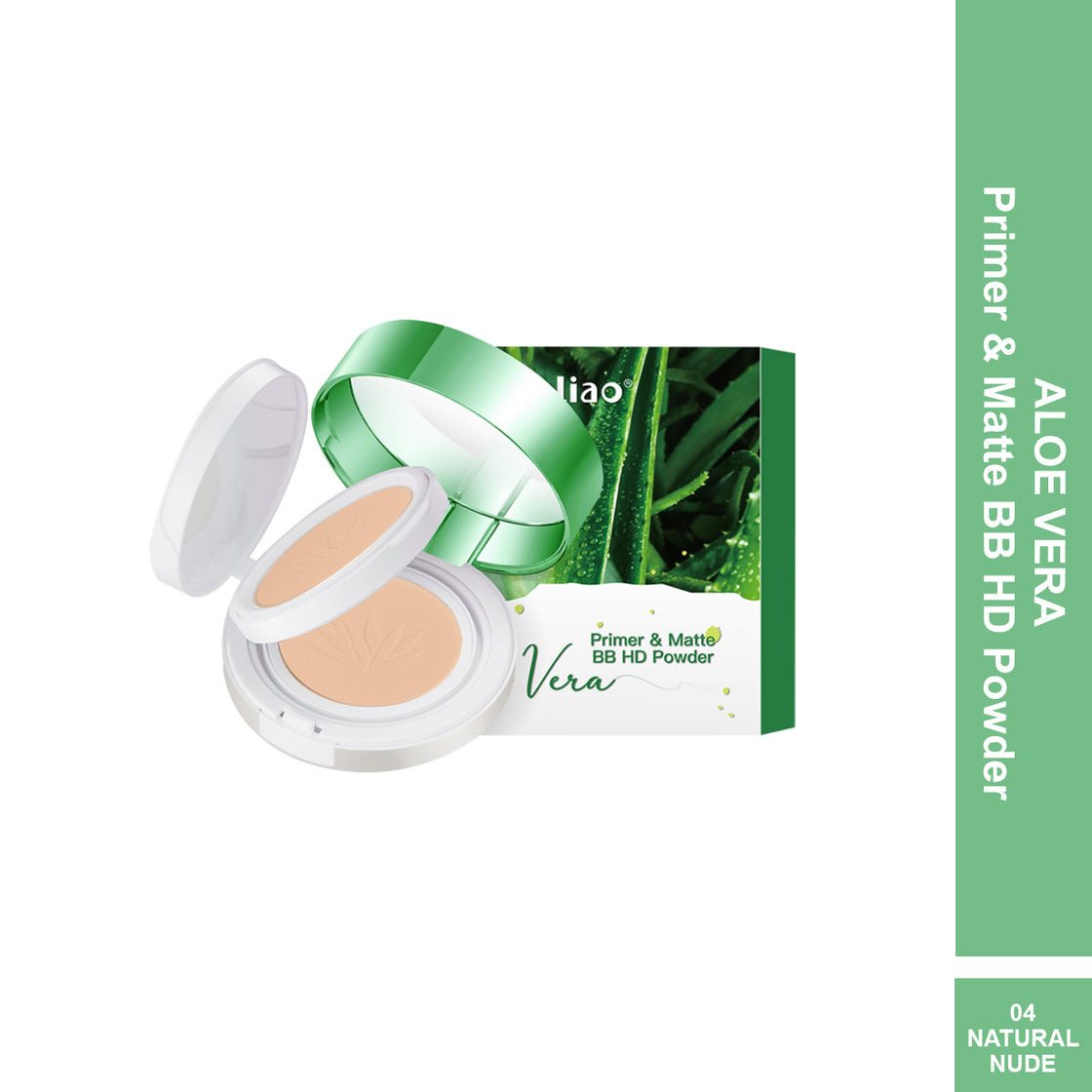 Maliao Primer & Matte BB HD Powder - Aloe Vera Infused for Flawless Matte Finish - Maliao Makeup