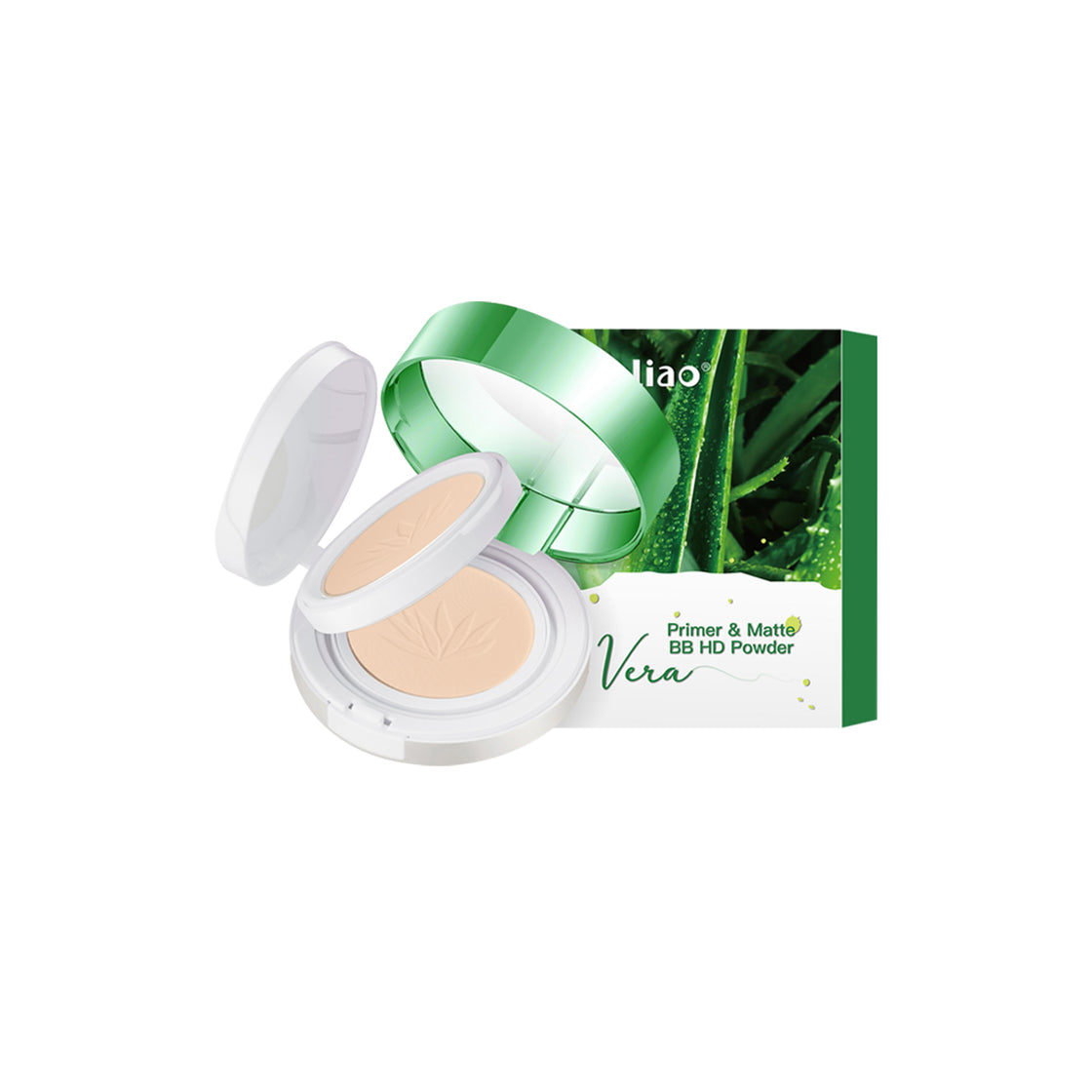 Maliao Primer & Matte BB HD Powder - Aloe Vera Infused for Flawless Matte Finish - Maliao Makeup