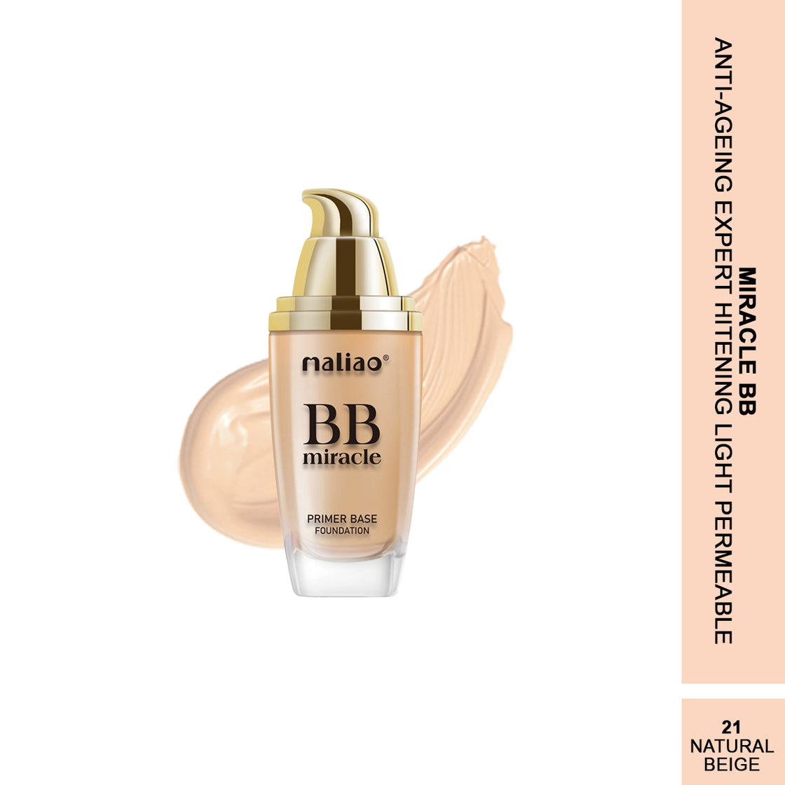 Maliao Miracle BB Primer Base Foundation - Radiant Canvas - Maliao Makeup