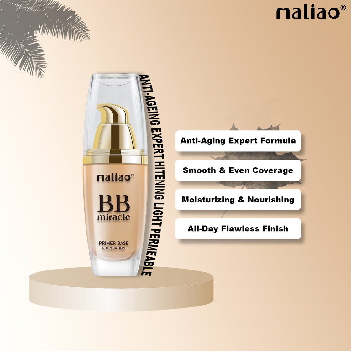 Maliao Miracle BB Primer Base Foundation - Radiant Canvas - Maliao Makeup