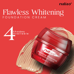 Maliao Flawless Whitening Foundation Cream with Vitamin E - Smooth Radiant Skin