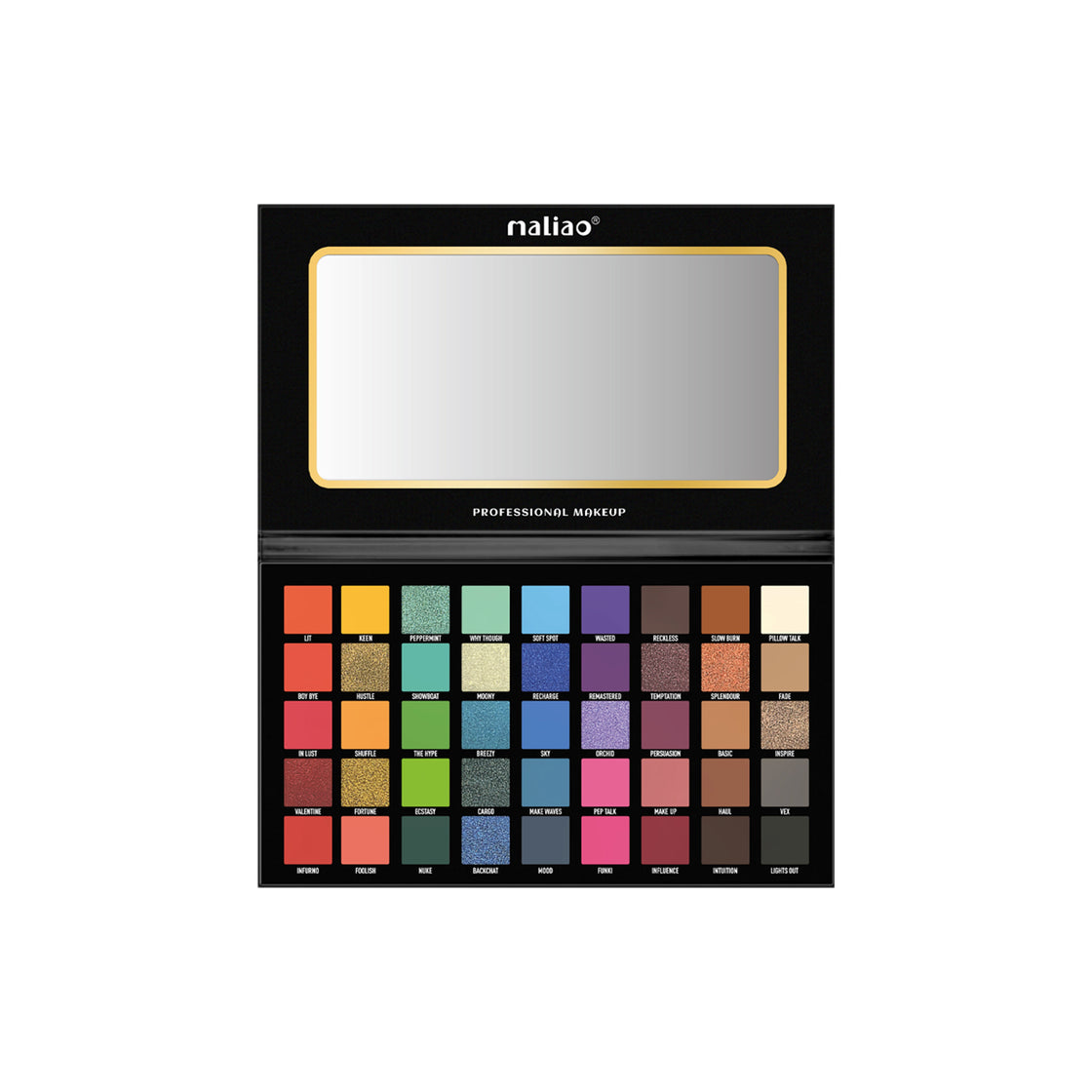 Maliao Retro Glamour Eyeshadow Palette - 45 Stunning Shades for Bold and Beautiful Looks - Maliao Makeup