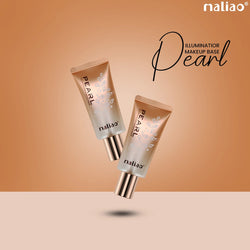 Maliao Pearl Illuminator Makeup Base - Bright Pearl Color for Instant Skin Brightening, Long-Lasting Primerq Face