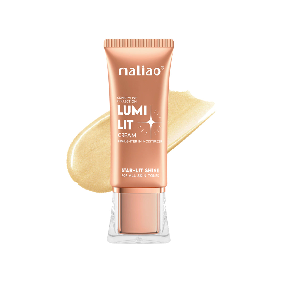 Maliao Lumi Lit Cream Highlighter and Moisturizer - Star Lit Shine for Radiant Glow