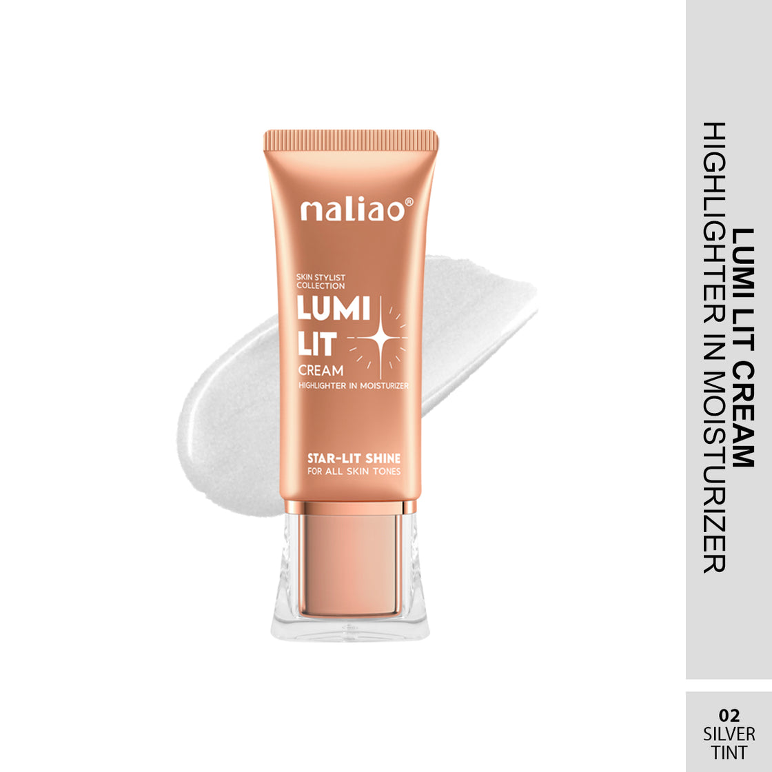 Maliao Lumi Lit Cream Highlighter and Moisturizer - Star Lit Shine for Radiant Glow - Maliao Makeup