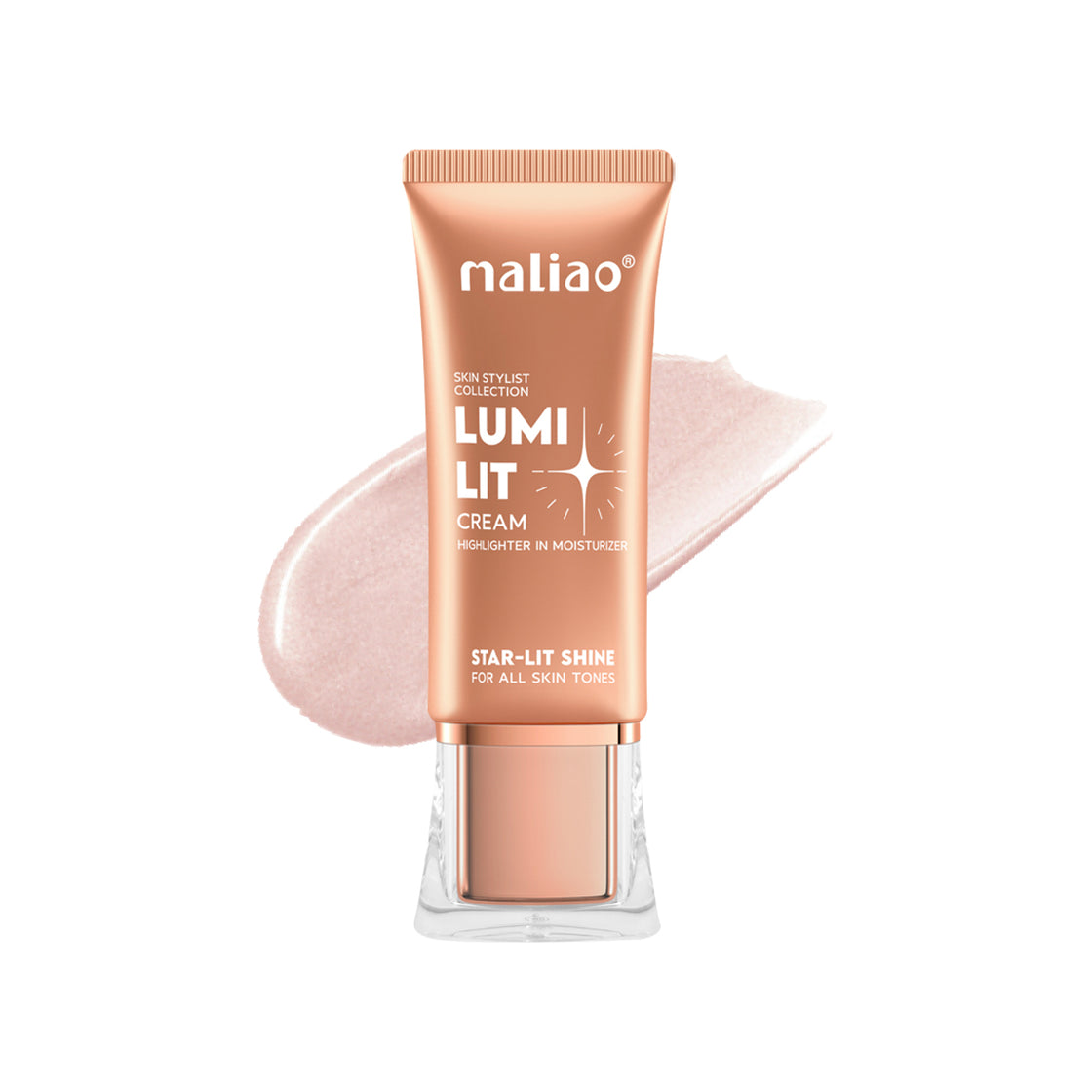 Maliao Lumi Lit Cream Highlighter and Moisturizer - Star Lit Shine for Radiant Glow - Maliao Makeup