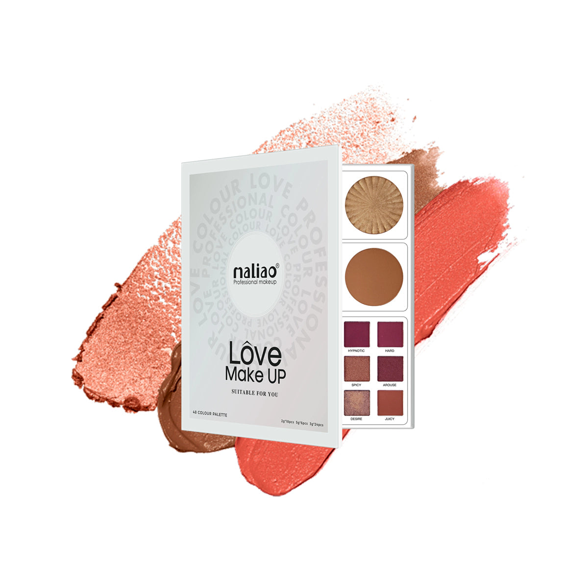 Maliao Love Makeup Palette – Versatile and Vibrant Eyeshadow Collection Face