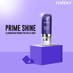 Maliao Prime Shine Illuminating Primer for Face & Body - Radiant Glow, Lightweight Formula, Non-Greasy Texture Face, Body