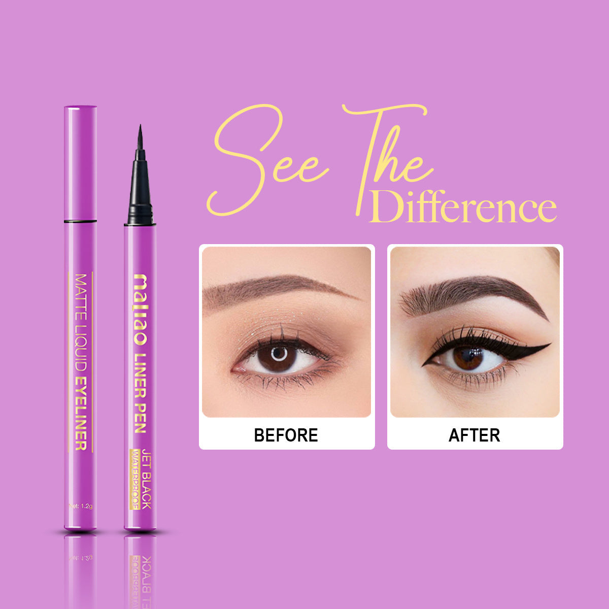 Maliao Liner Pen Matte Liquid Eyeliner Eye