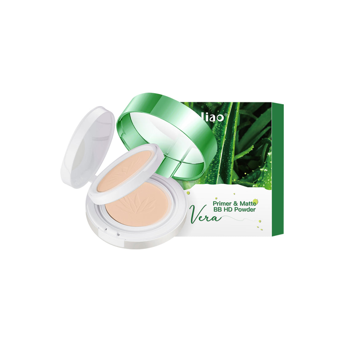 Maliao Primer & Matte BB HD Powder - Aloe Vera Infused for Flawless Matte Finish - Maliao Makeup