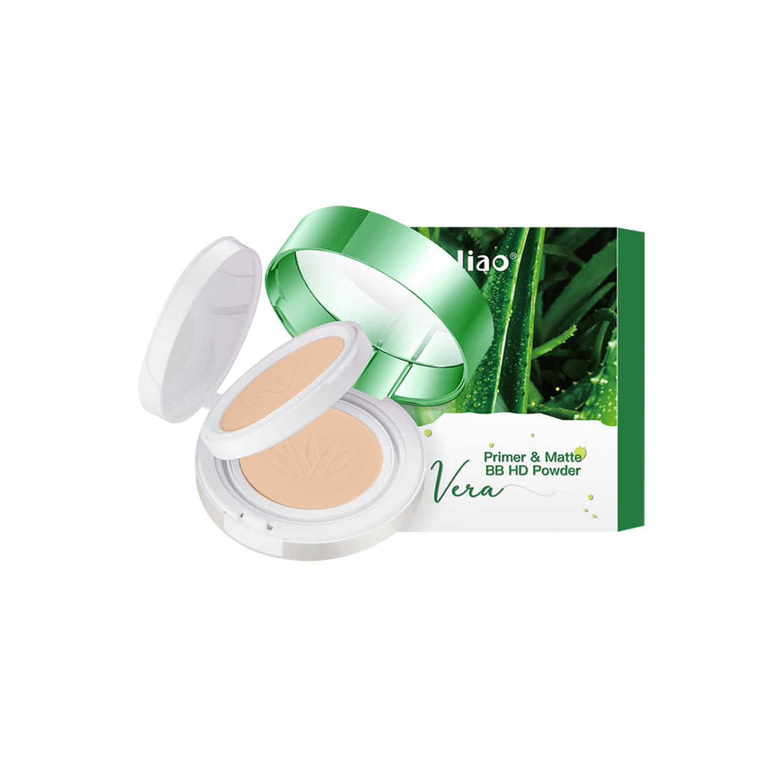 Maliao Primer & Matte BB HD Powder - Aloe Vera Infused for Flawless Matte Finish - Maliao Makeup