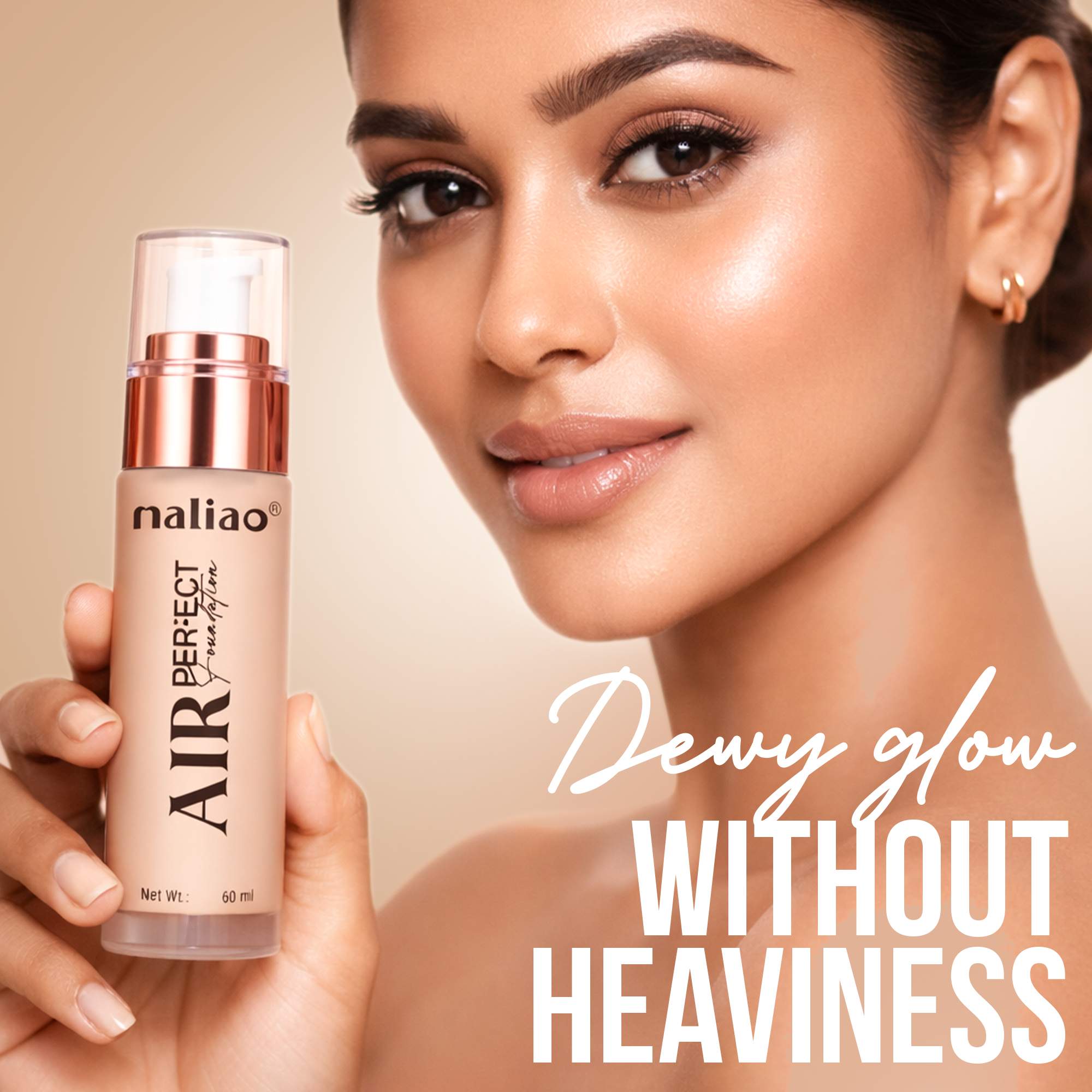 Maliao High Coverage Waterproof Base Foundation - Flawless All-Day Wear Face