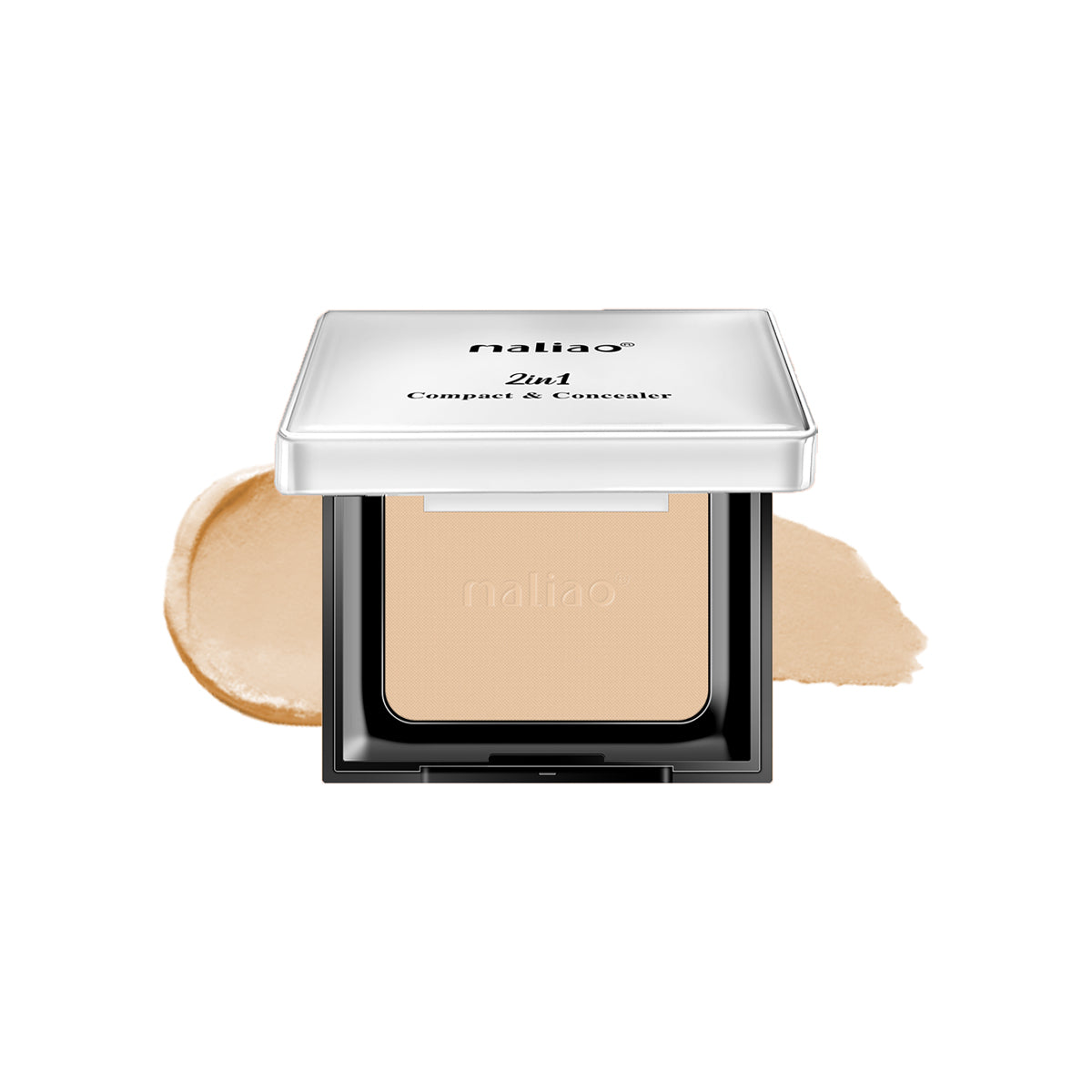 Maliao 2 in 1 Compact & Concealer - HD Finish, Long-Lasting, Lightweight - Maliao Makeup