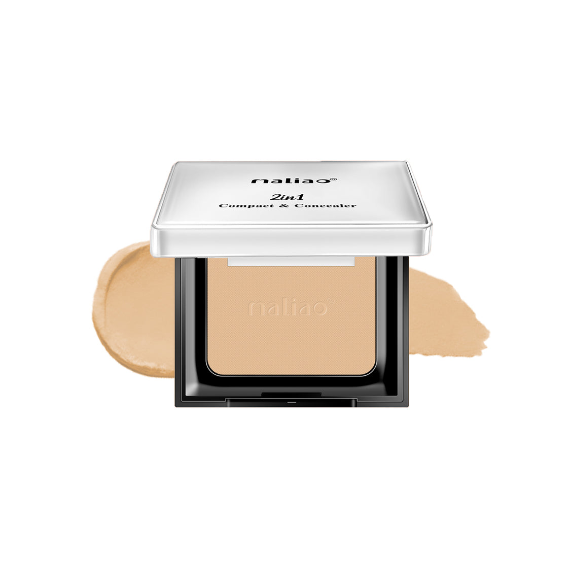 Maliao 2 in 1 Compact & Concealer - HD Finish, Long-Lasting, Lightweight - Maliao Makeup