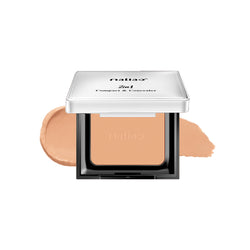 Maliao 2 in 1 Compact & Concealer - HD Finish, Long-Lasting, Lightweight - Maliao Makeup