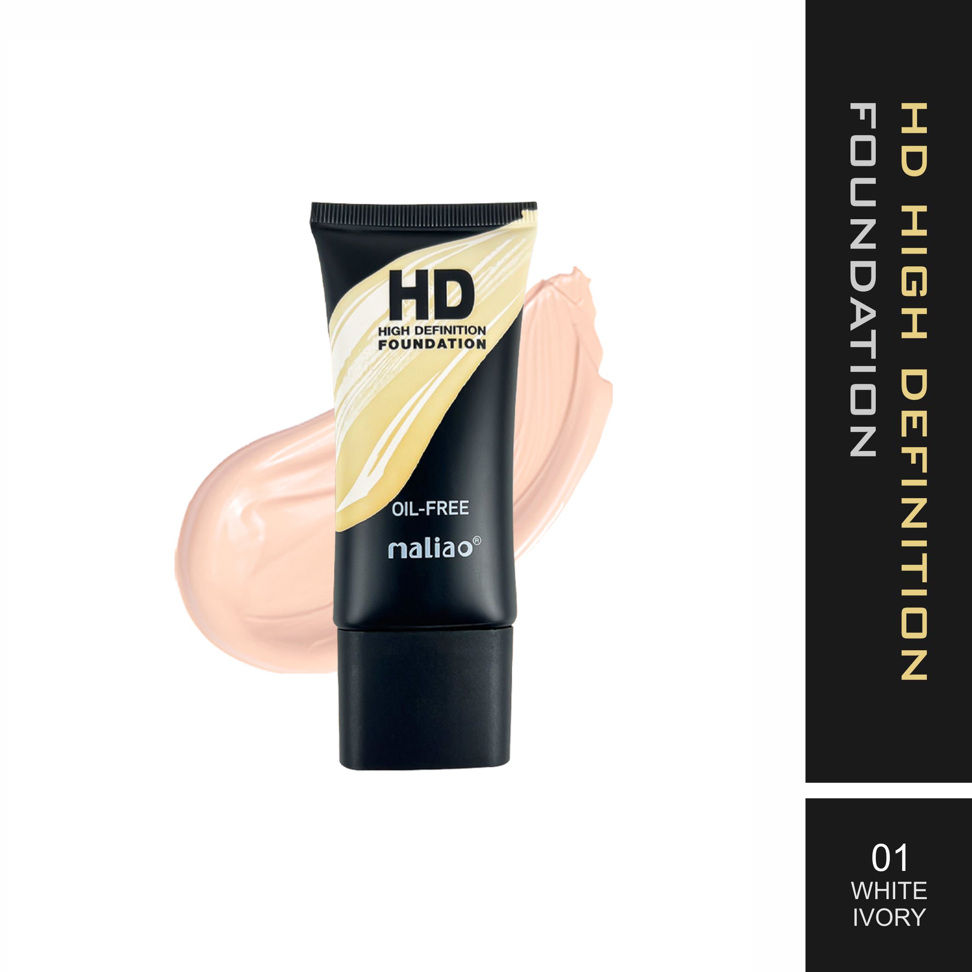 MALIAO HD High Definition Oil-Free Foundation - Flawless Definition, Oil-Free Finish Face