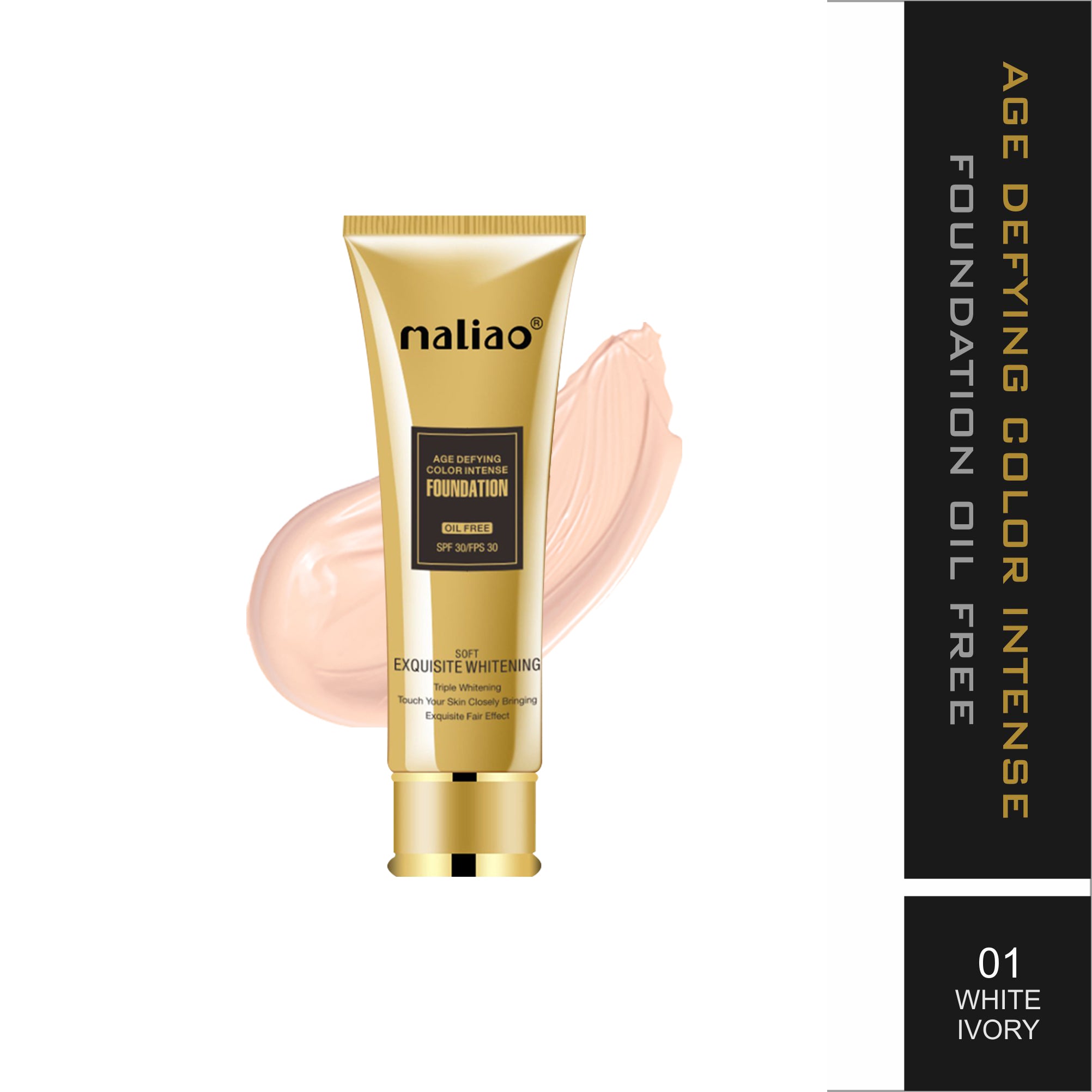 Maliao Age Defying Foundation: Full Coverage, Anti-Aging, Matte Finish Face