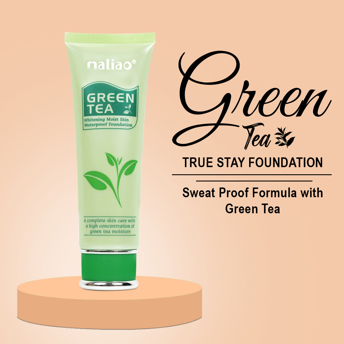 Maliao Green Tea Whitening Waterproof Foundation Face