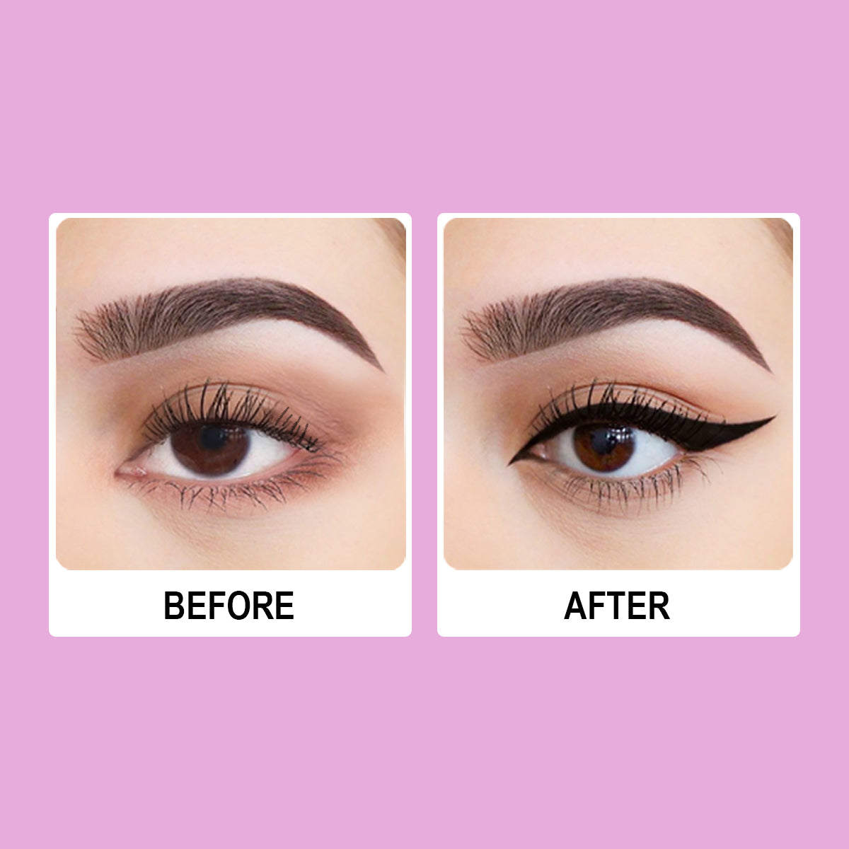 Maliao Waterproof Liquid Eyeliner - Long-Lasting Precision Eye Makeup, Smudge-Proof & Intense Black Finish, 6ml Eye