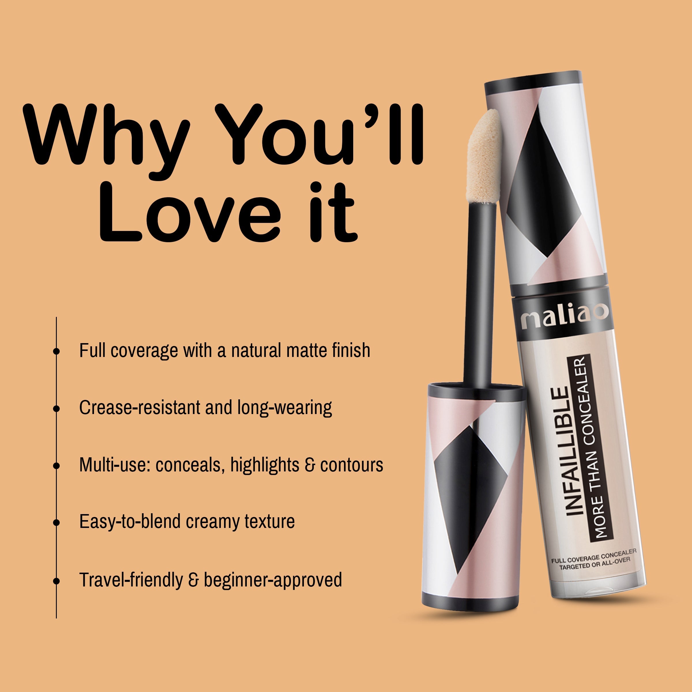 Maliao Infallible More Than Concealer Face