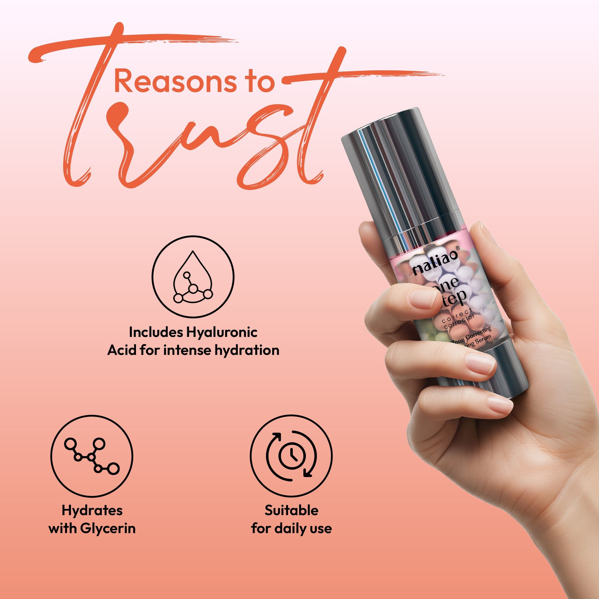 Maliao One Step Correct Corrector Serum Face