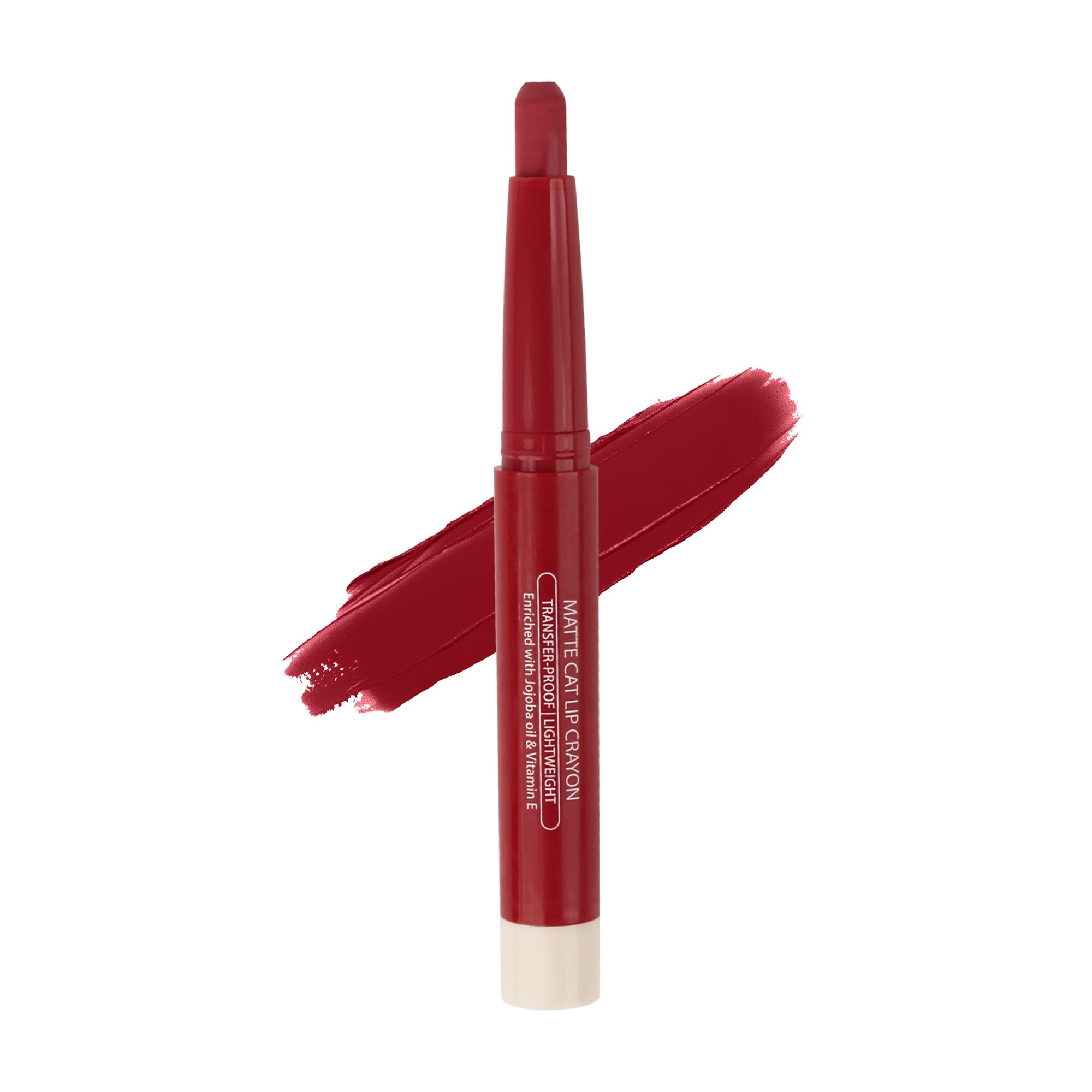 Maliao Matte Cat Lip Crayon - Transfer-Proof & Lightweight Long-Lasting Color Lip