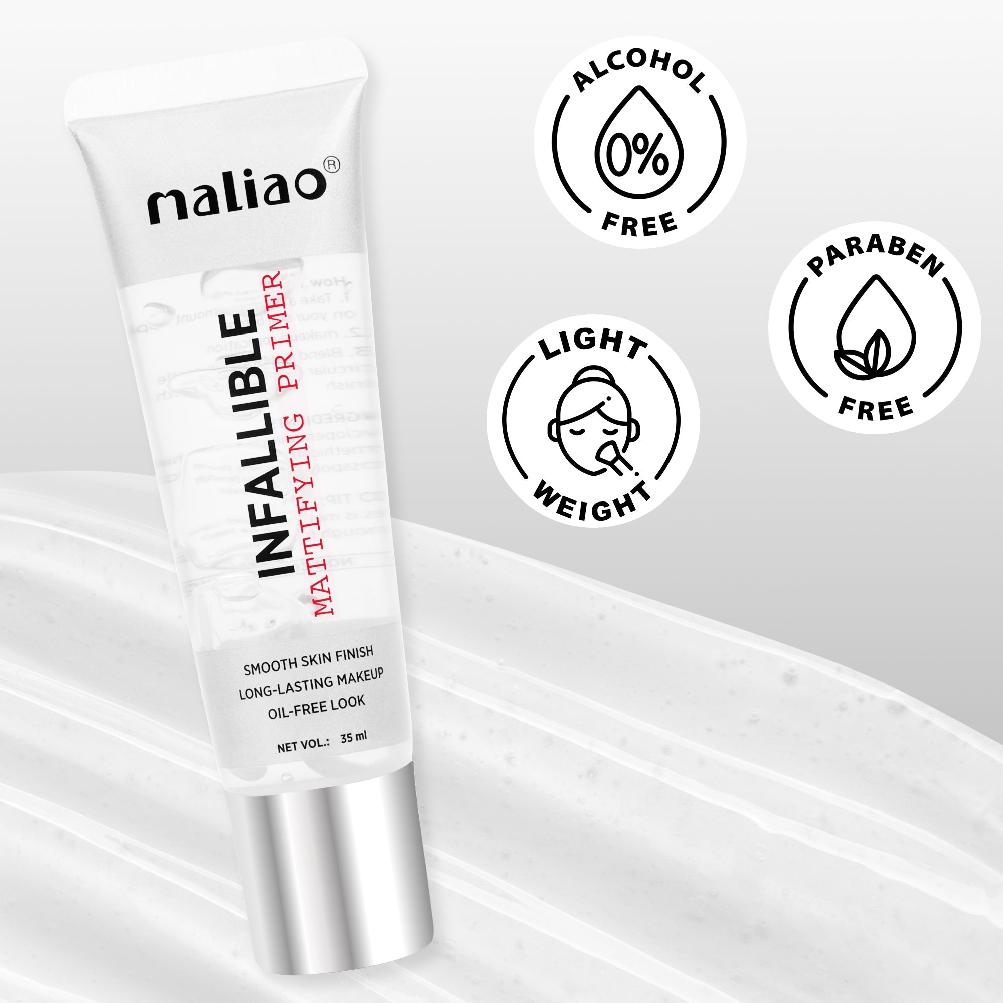INFALLIABLE Mattifying Primer l Blurs Pores & Controlsl Shine All Day Face