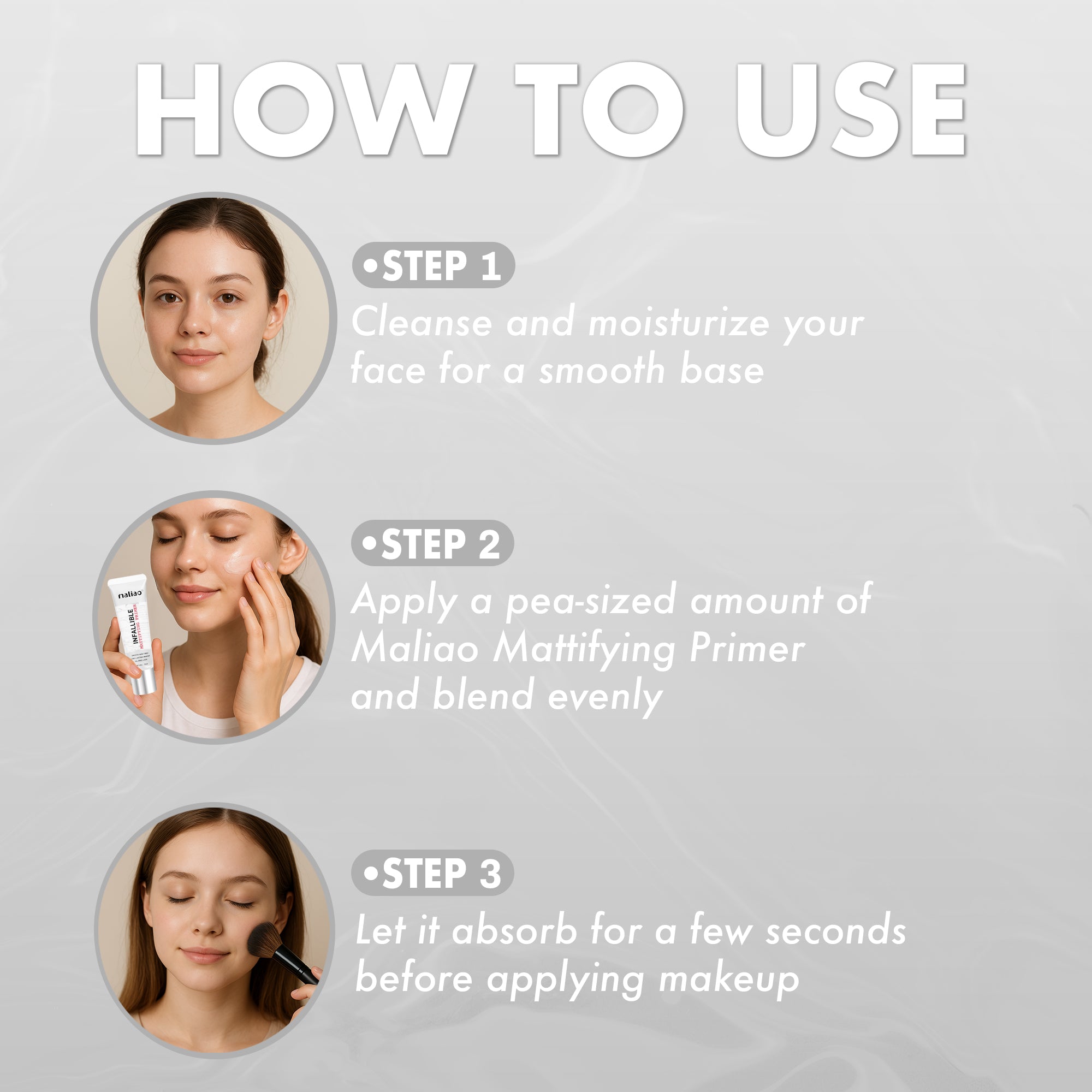 Maliao Infallible Mattifying Base Primer Face