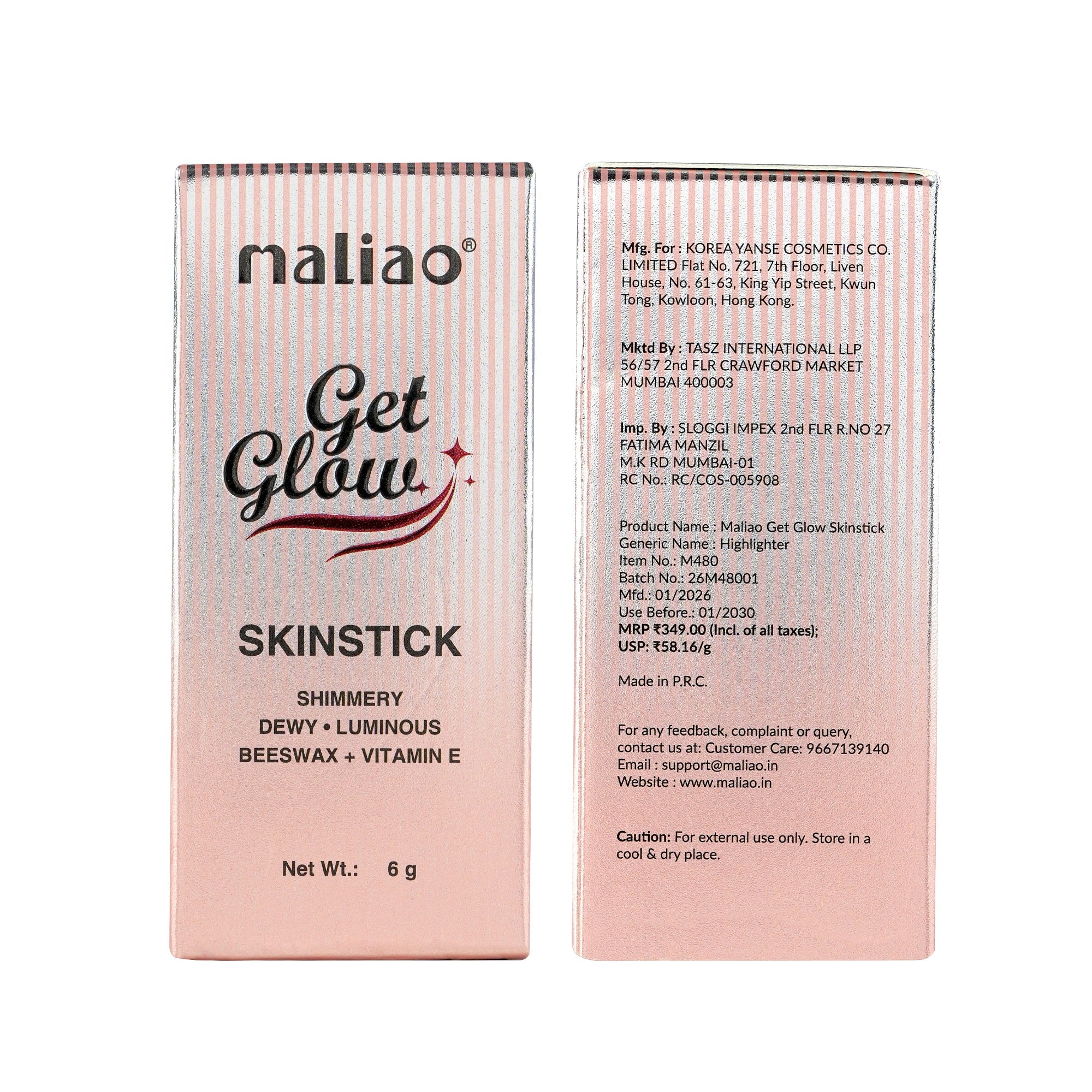 Maliao Get Glow Glow Skinstick Face