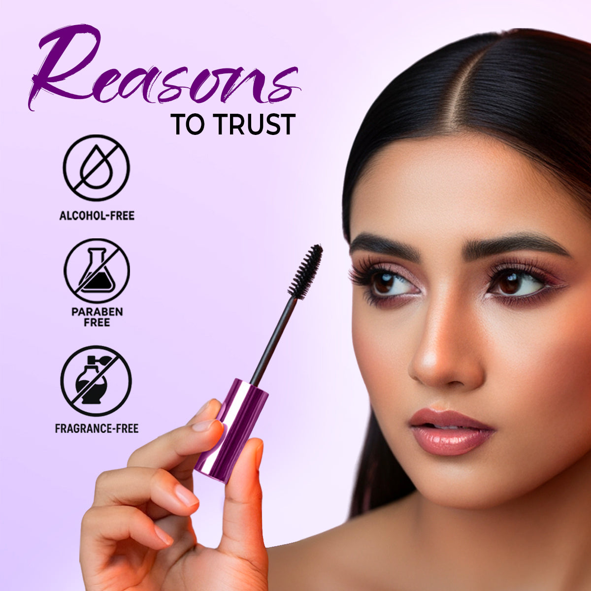 Maliao Volume High Mascara – Waterproof, Smudge-Proof, Long-Lasting, High-Volume Lash Formula for Thick, Full Lashes, Perfect for Daily Wear Eye