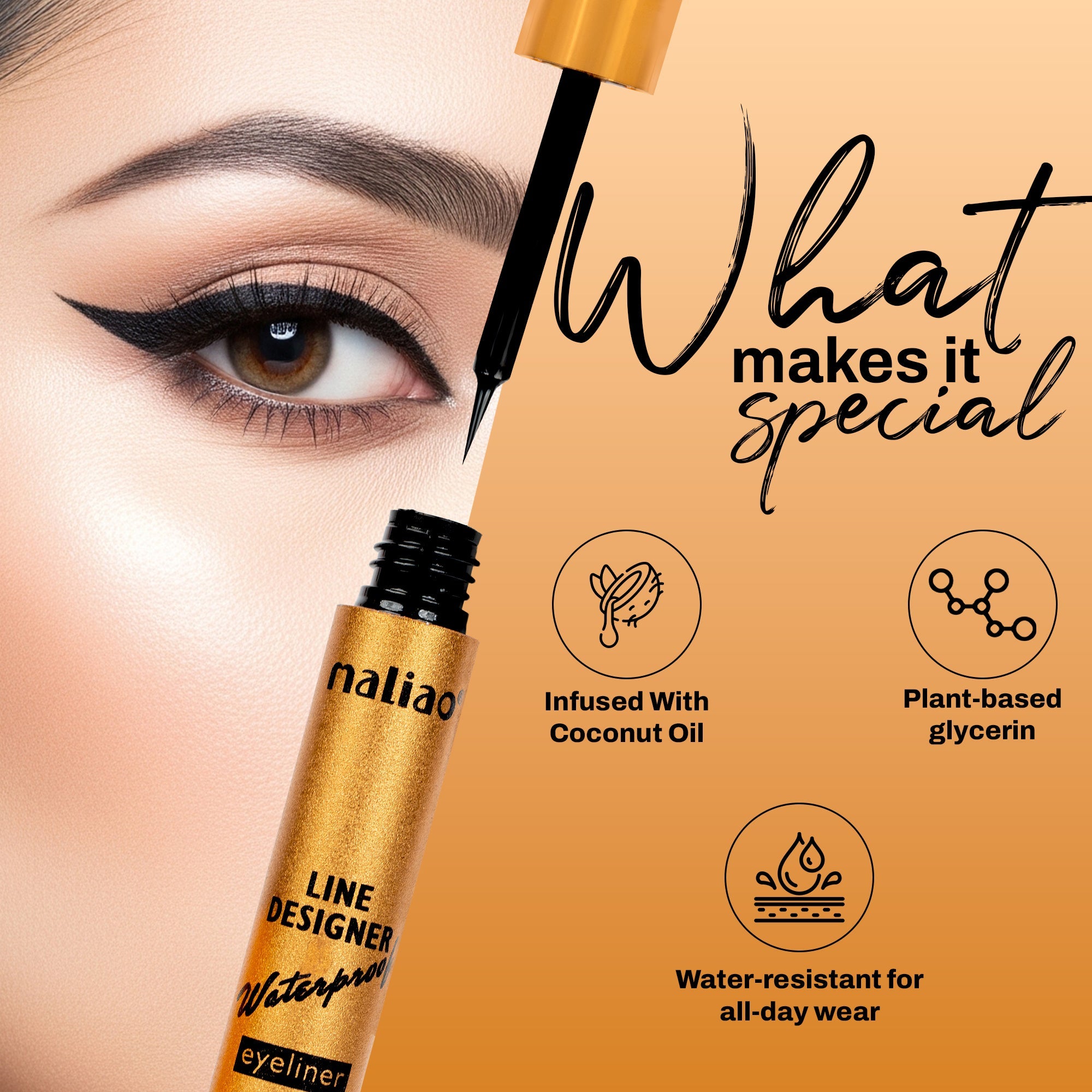 Maliao Eyeliner Line Designer Waterproof Eye