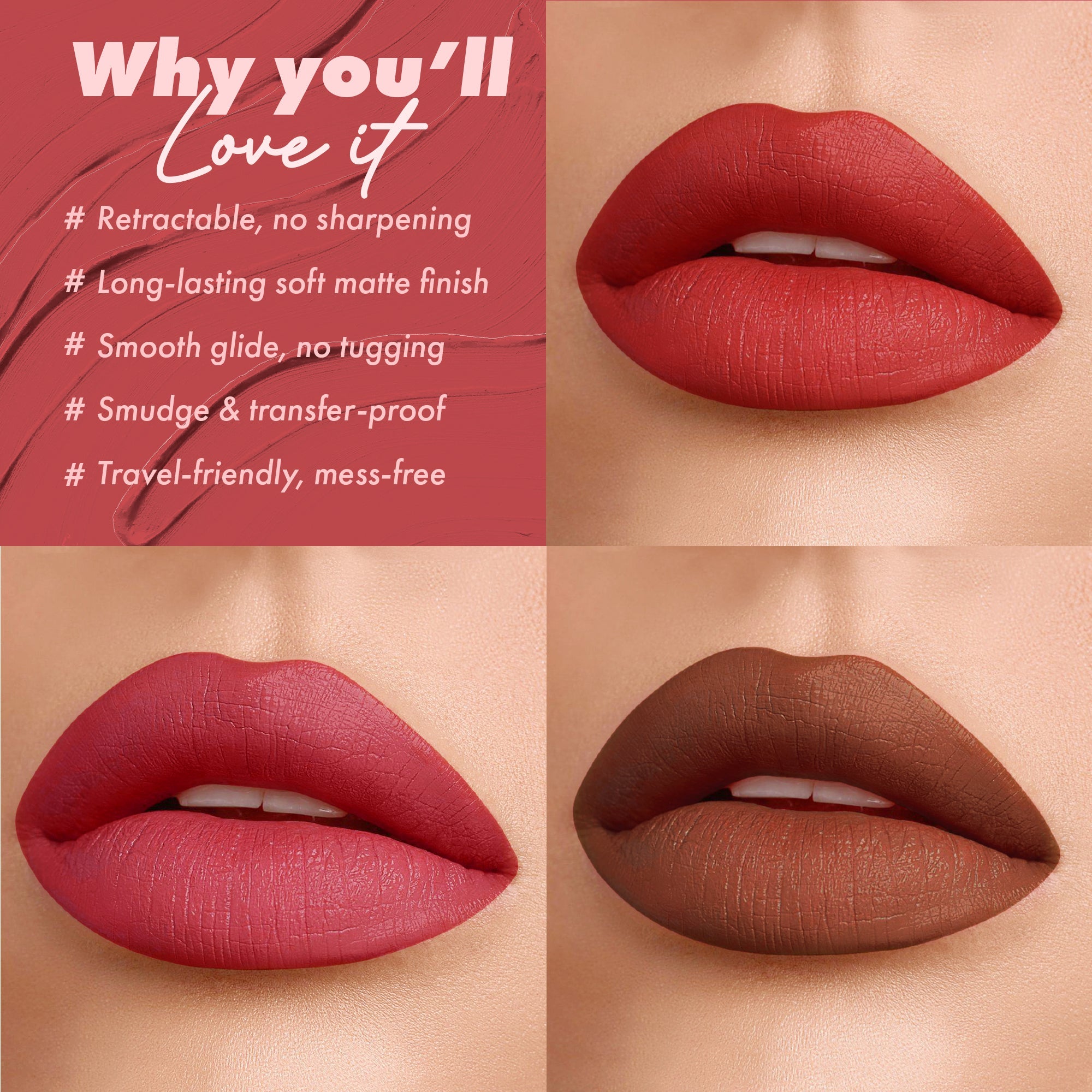 Maliao Super Stay No Transfer Lipstick Lip