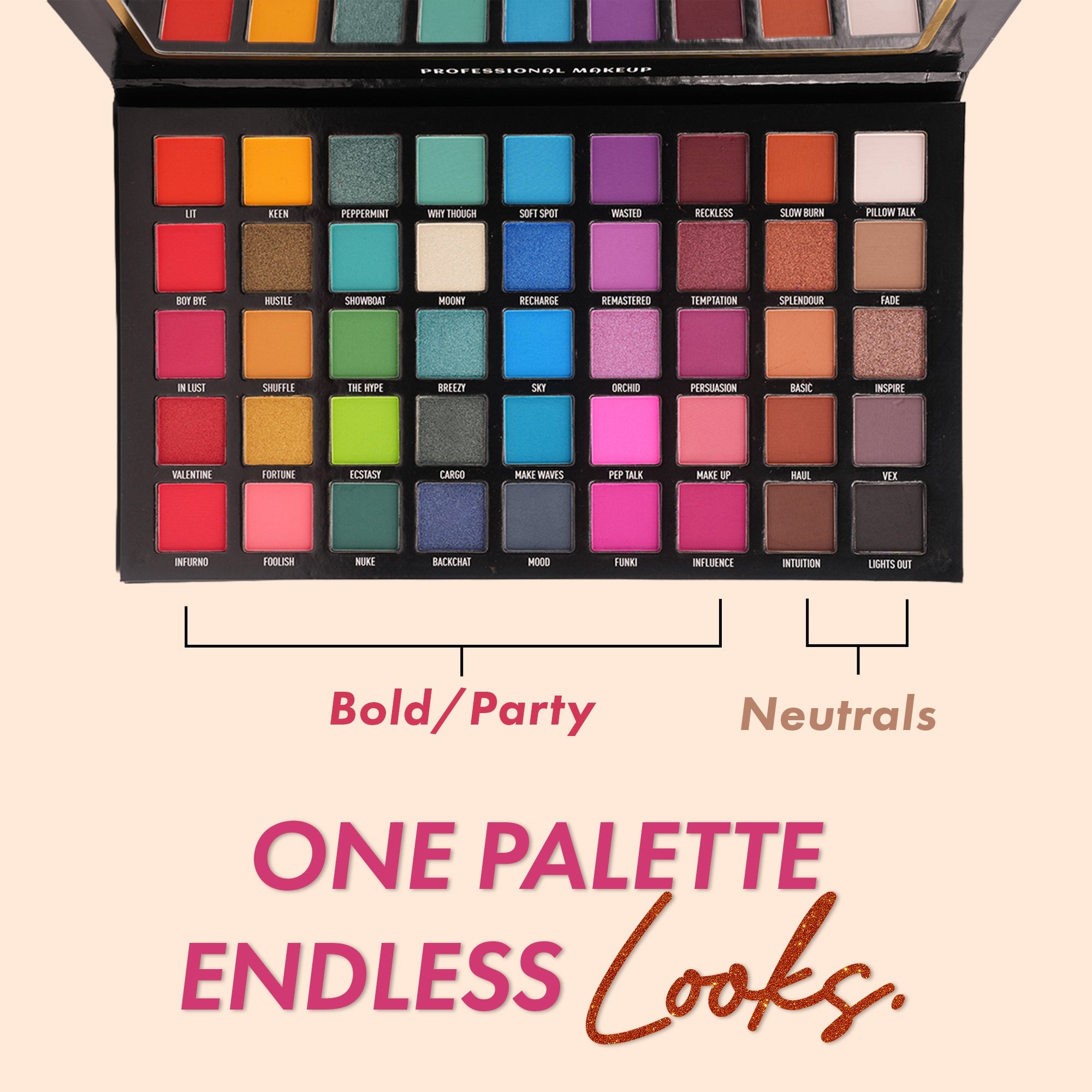 Maliao Retro Glamour Eyeshadow Palette Eye