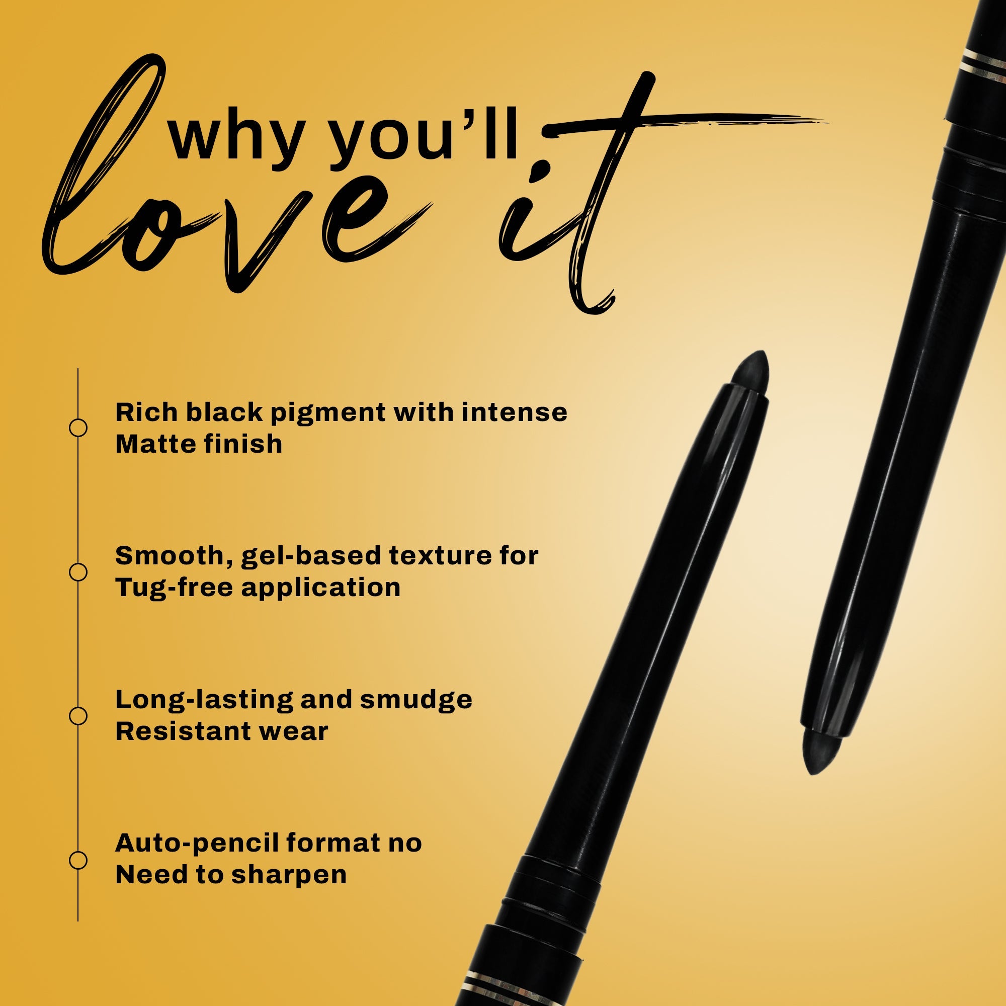 Maliao Eye Definer Auto Kajal Face